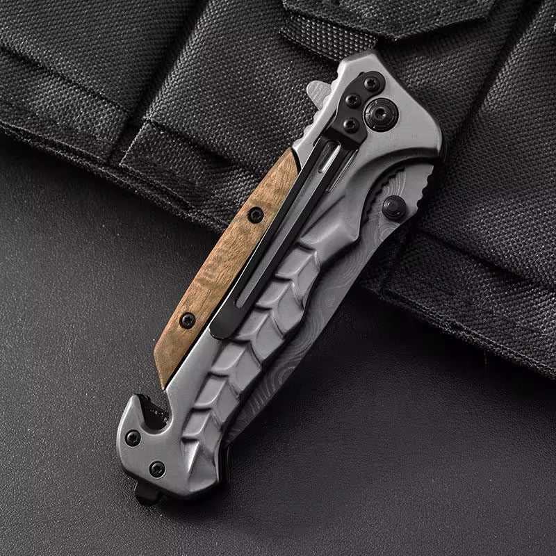 damascus stainless steel pocket knife